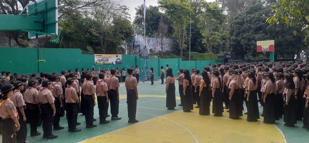 Terima Tamu Penggalang, Gudep Nesaba Adakan Perjusa